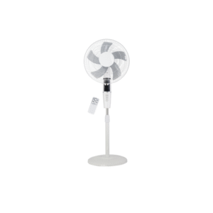 WIPRO Stand Fan with Remote [5 BLADES/60W/16″]