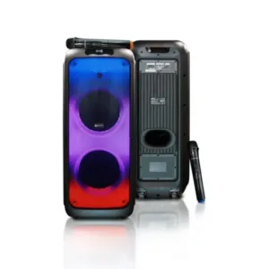 Fuji Portable Bluetooth Speaker With Free 2 Wireless Mic